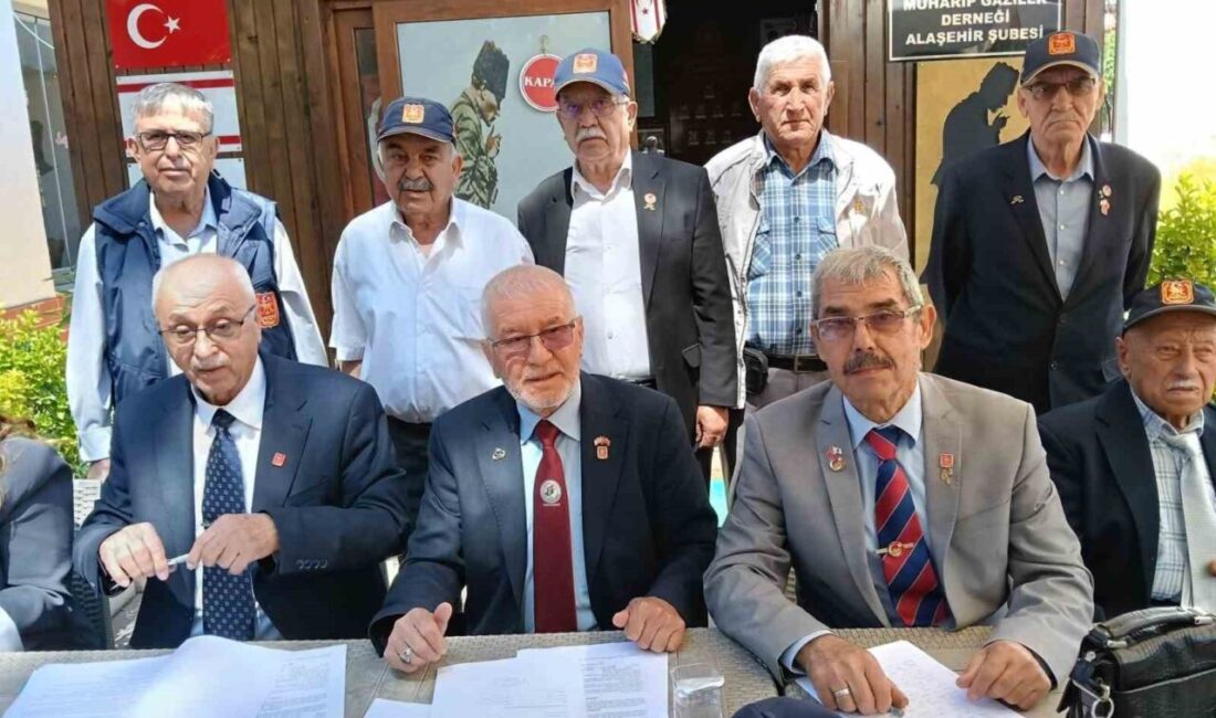 Türkiye Muharip Gaziler Derneği Alaşehir Şubesi’nde Osman Saraç, kullanılan oyların