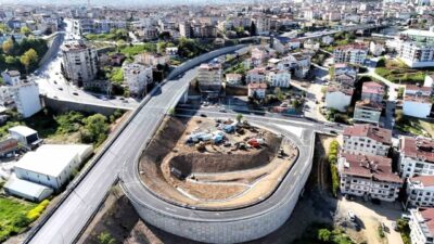 Gebze bölgesinde hayata geçirilen “Eskihisar Feribot Yolu-Cengiz Topel Caddesi Kesişimi