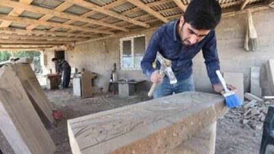 BİTLİS (İHA) – Bitlis’in Ahlat ilçesinde “Ahlat Taş İşçiliği Geleneği”nin