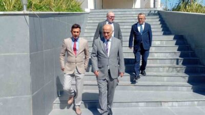 Gemlik Kaymakamı Osman Aslan Canbaba ile Gemlik Meslek Yüksekokulu Müdürü