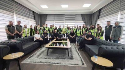 Isparta’dan Çanakkale’ye gelen orman mühendisliği son sınıf öğrencileri teknik gezi