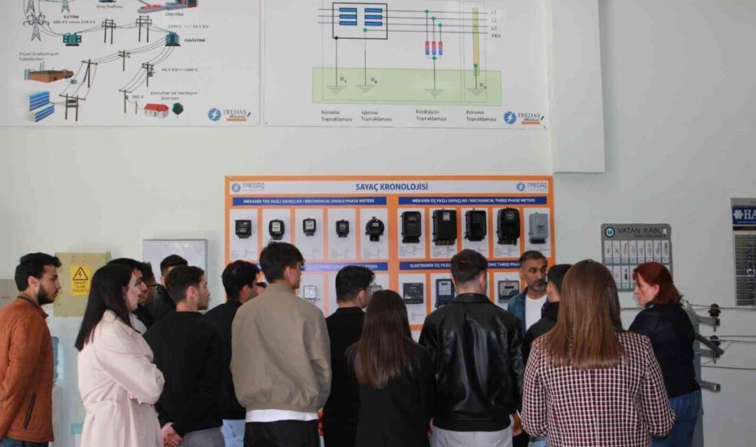 Tekirdağ’daki üniversite öğrencileri, Kırklareli’nin Lüleburgaz ilçesine düzenlenen teknik geziyle enerji