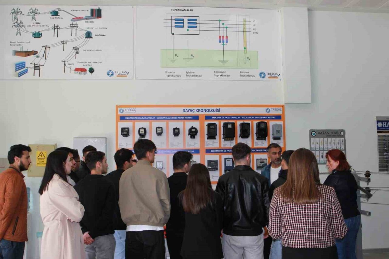 Tekirdağ’daki üniversite öğrencileri, Kırklareli’nin Lüleburgaz ilçesine düzenlenen teknik geziyle enerji