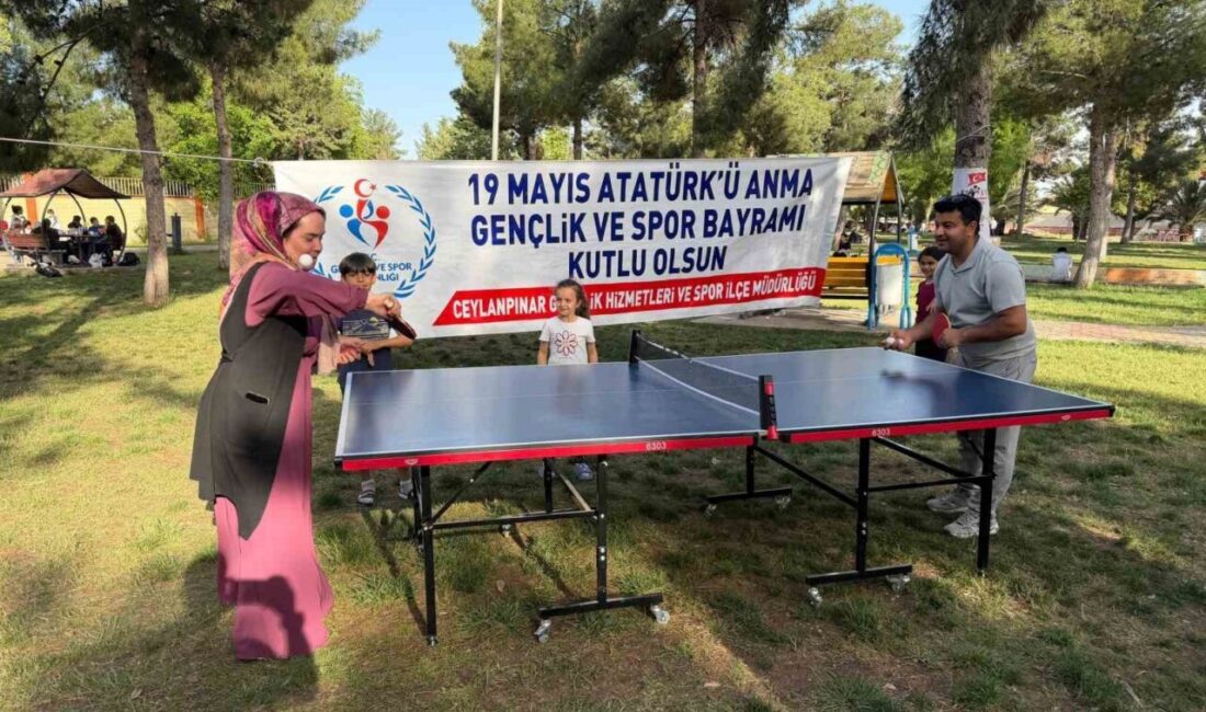 Şanlıurfa’nın Ceylanpınar ilçesinde, 19 Mayıs Atatürk’ü Anma, Gençlik ve Spor