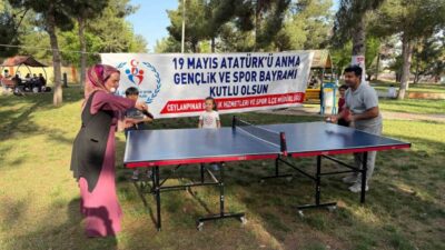 Şanlıurfa’nın Ceylanpınar ilçesinde, 19 Mayıs Atatürk’ü Anma, Gençlik ve Spor