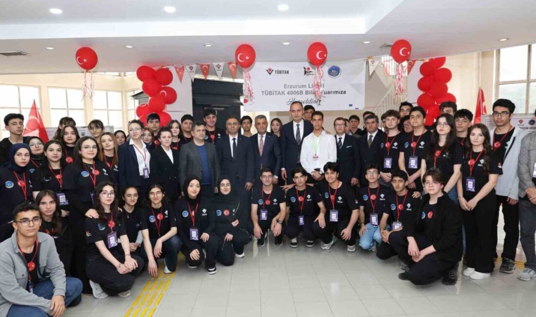 Erzurum’da 19 projenin sergilendiği fuarda, bir çok dalda gençler yeteneklerini