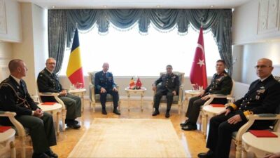 Genelkurmay Başkanı Orgeneral Selçuk Bayraktaroğlu, Belçika Genelkurmay Başkanı Orgeneral Frederik