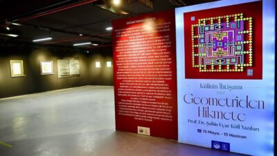 Fatih Belediyesi tarafından düzenlenen ‘Geometriden Hikmete’ adlı küfi yazı sergisi