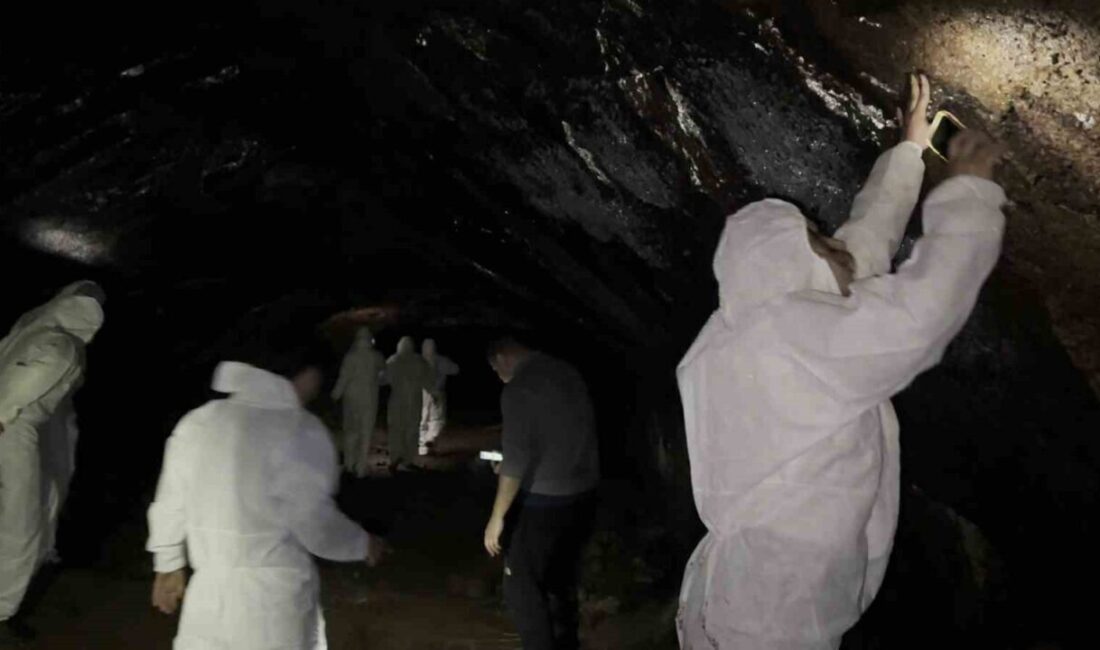 Hatay’ın Hassa ilçesinde bulunan volkanik arazide yer alan lav tüpü