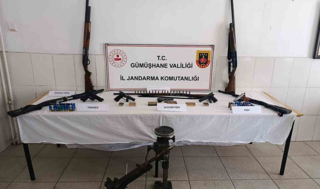 Gümüşhane’nin Torul ve Kürtün ilçelerinde jandarma ekiplerince düzenlenen operasyonda çok