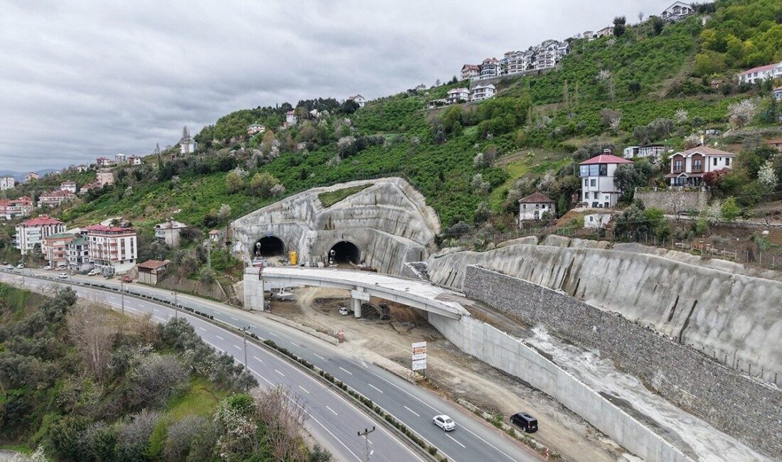 Trabzon’un ulaşım altyapısını köklü şekilde değiştirecek Güney Çevre Yolu Projesi’nde
