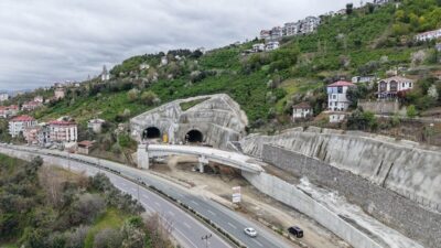 Trabzon’un ulaşım altyapısını köklü şekilde değiştirecek Güney Çevre Yolu Projesi’nde