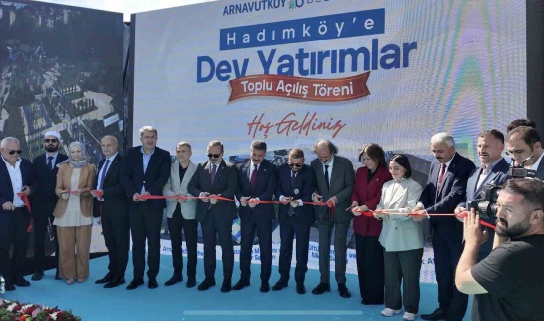 Arnavutköy Belediyesi tarafından Hadımköy İstasyon Meydanı’nda yapımı tamamlanan ve içinde