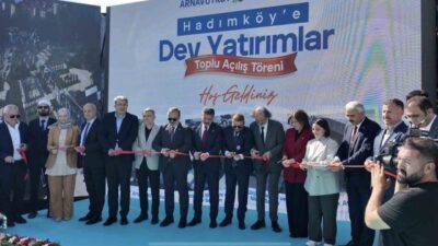Arnavutköy Belediyesi tarafından Hadımköy İstasyon Meydanı’nda yapımı tamamlanan ve içinde