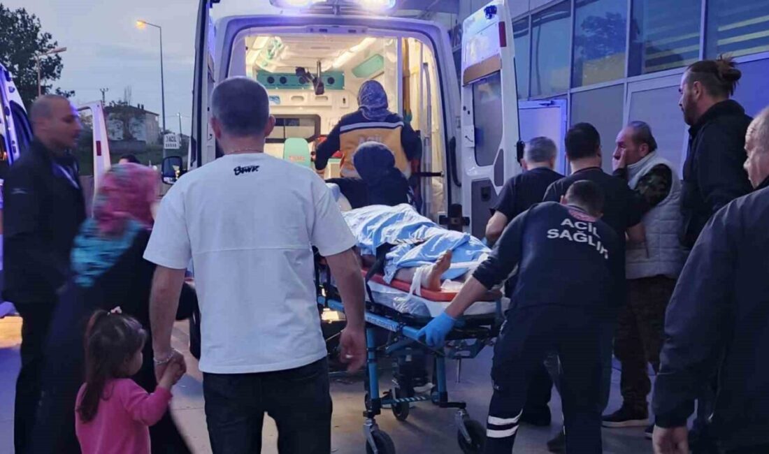 Samsun’un Bafra ilçesinde hafif ticari aracın çarptığı motosikletin sürücüsü ağır