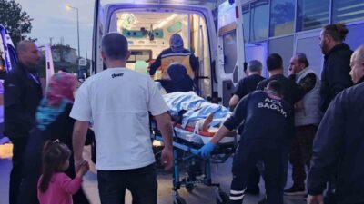Samsun’un Bafra ilçesinde hafif ticari aracın çarptığı motosikletin sürücüsü ağır