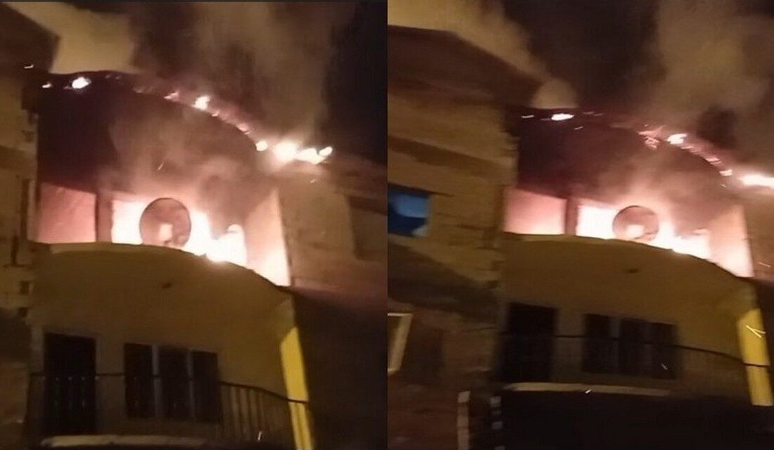 Hakkari’de 3 katlı bir evde çıkan yangın korku ve paniğe