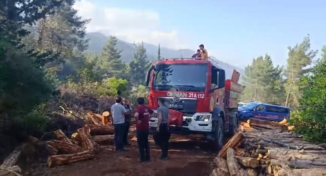 Hatay’ın Kırıkhan ilçesinde çıkan orman yangını ekiplerin müdahalesiyle büyümeden söndürüldü.