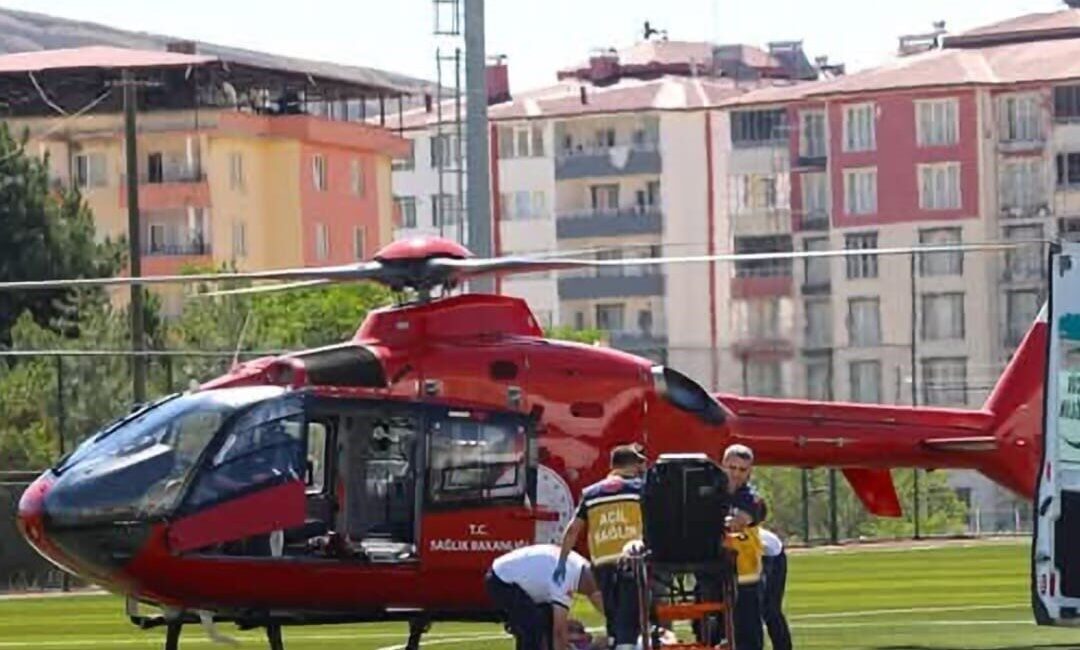 Malatya’nın Darende ilçesinde solunum yetmezliği çeken 7 aylık bebek için
