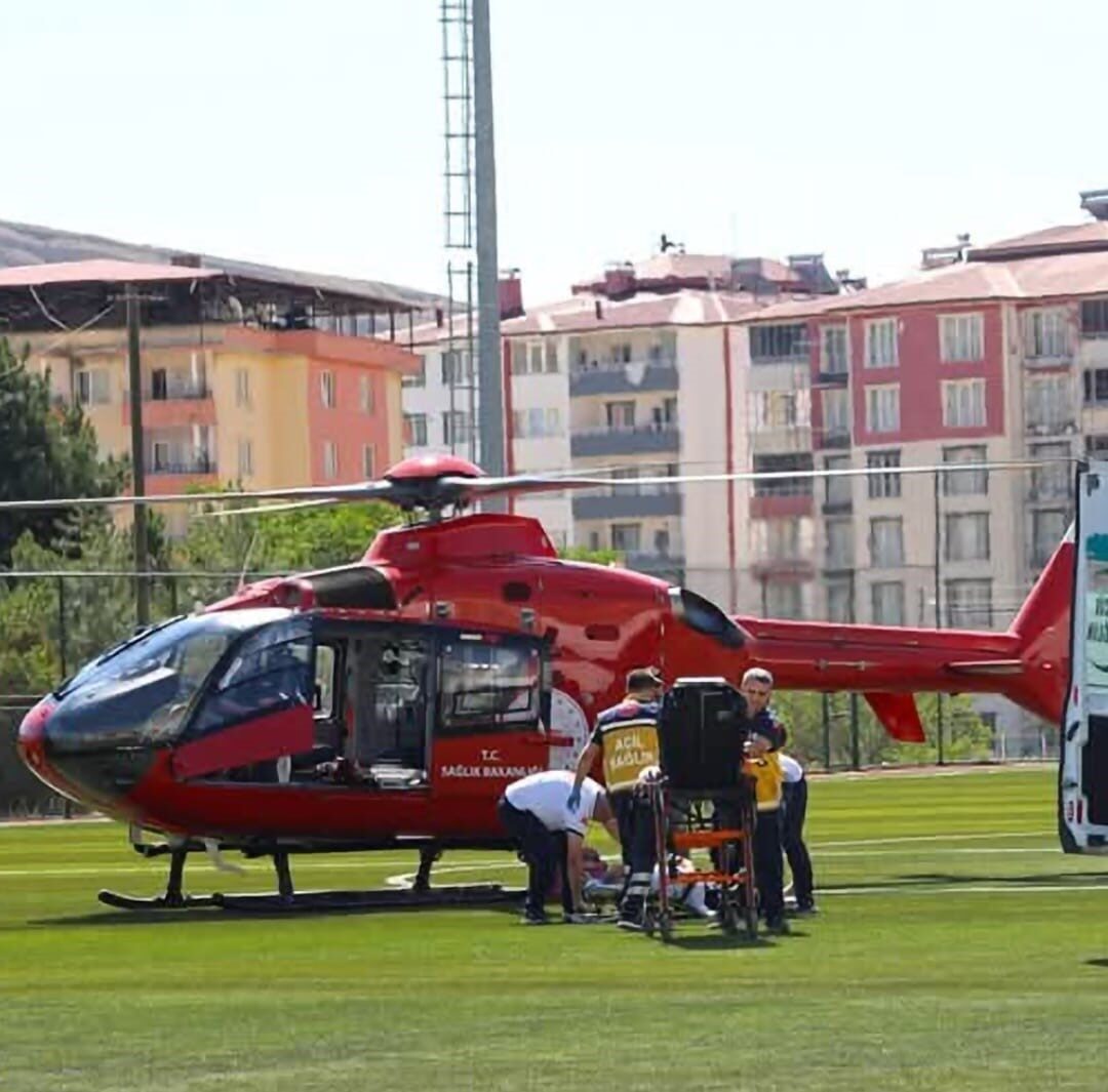 Malatya’nın Darende ilçesinde solunum yetmezliği çeken 7 aylık bebek için