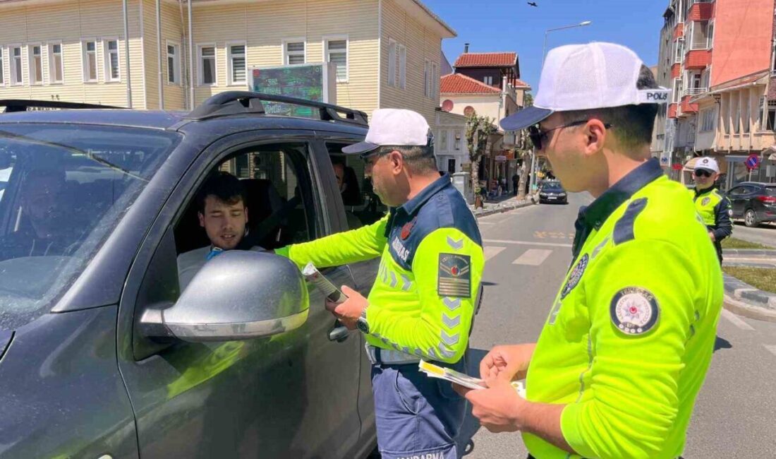 Tekirdağ’ın Hayrabolu ilçesinde Trafik Haftası muhtevasında trafik güvenliğinin önemine dikkat