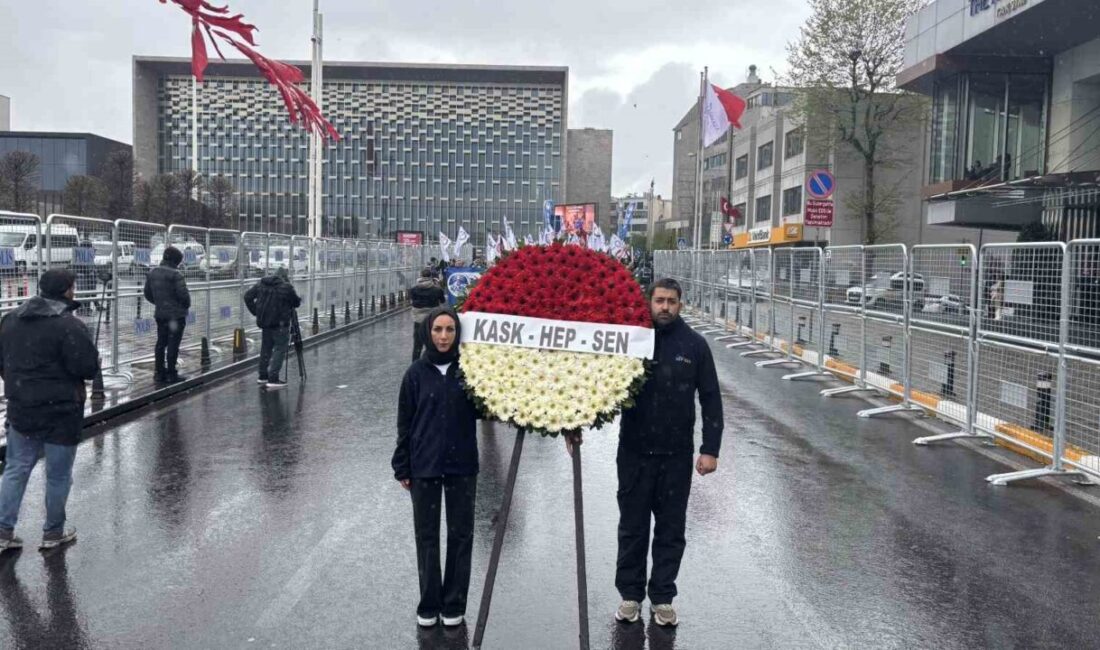 HEP-SEN, 1 Mayıs Emek ve Dayanışma Günü kapsamında Taksim’de bulunan