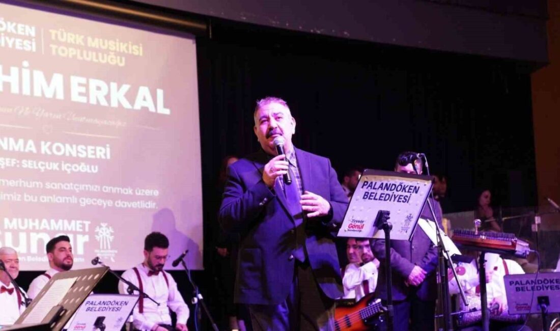 Palandöken Belediyesi, Türk müziğinin unutulmaz isimlerinden İbrahim Erkal’ı vefat yıl