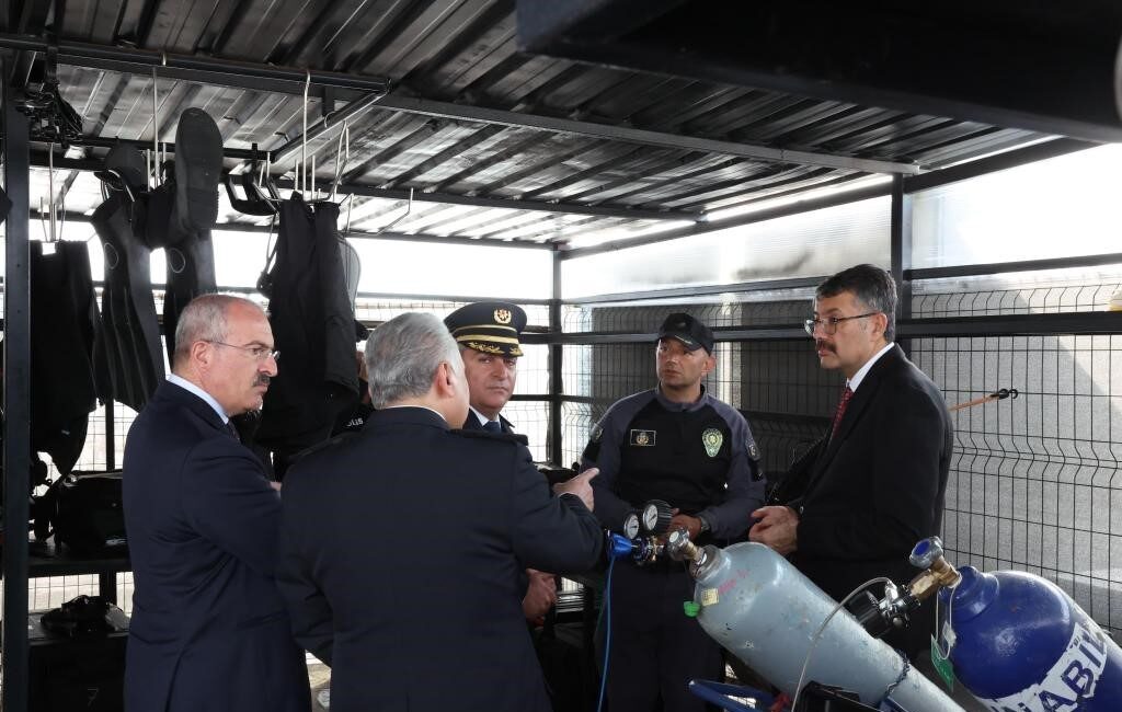 İçişleri Bakan Yardımcısı Ali Çelik, Çanakkale’de Deniz Polisi Eğitim Merkezi