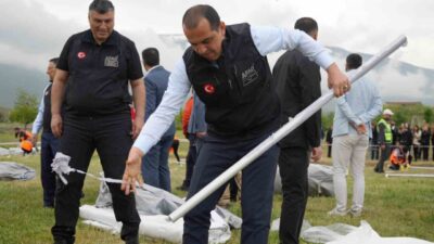 Iğdır Üniversitesi ile AFAD iş birliğinde düzenlenen “Afete Hazır Kampüs