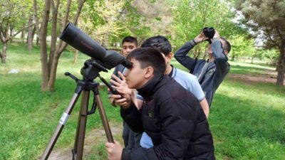 Iğdır Aralık ilçesi Atatürk Ortaokulu’nda yürütülen “Doğa Öncüleri Projesi” kapsamında