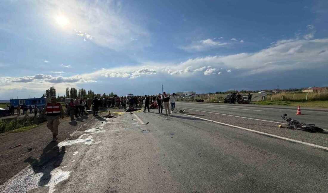 Iğdır’ın Aralık ilçesine bağlı Hasanhan köyünde, otomobilin çarptığı motosiklet sürücüsü