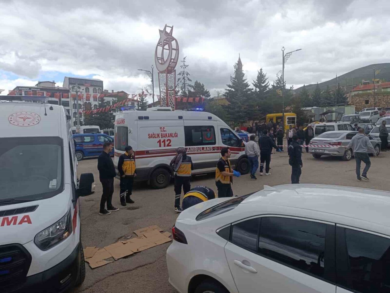 Sivas’ın Yıldızeli ilçesinde belediye işçisi, vücuduna isabet eden 9 kurşunla