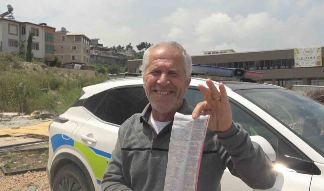 Hatay’da polis ekipleri tarafından gerçekleştirilen radar kontrolünde hız limitini geçerek