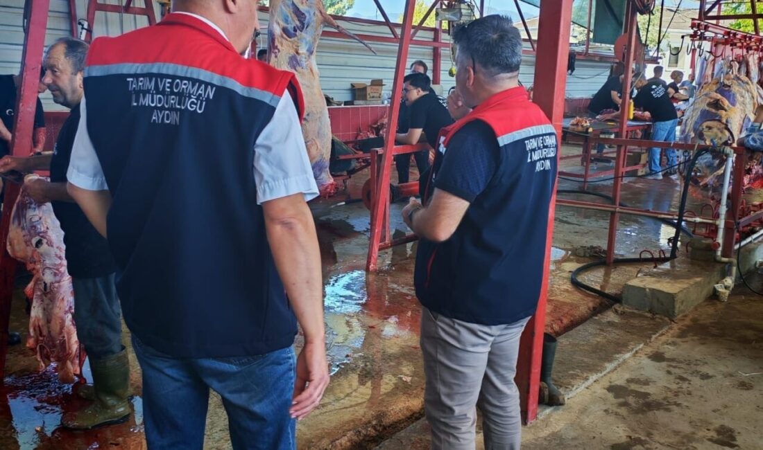 Aydın’ın Nazilli ilçesinde bu yıl ilk kez uygulanan kurban kesim