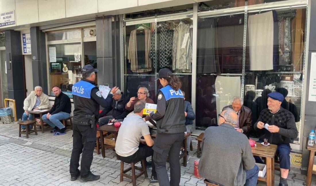 Samsun’un İlkadım ilçesinde polis ekiplerince yürütülen bilgilendirme çalışmasında 327 vatandaşa