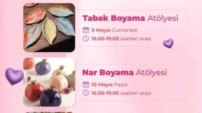 İnegöl AVM, Anneler Günü için seramik atölyeleri, canlı müzik ve