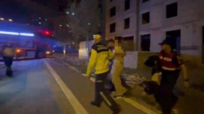 Kayseri’nin Melikgazi ilçesinde bir inşaatın 9. katına çıkarak intihara kalkışan