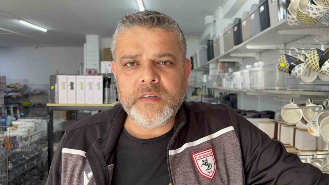 Samsun’un İlkadım ilçesinde gece kamyonetle geldiği iş yerinden çeşitli malzemeler