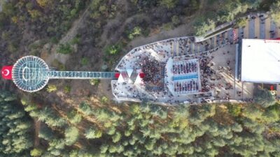 Isparta’daki Kirazlıdere Cam Seyir Terası, 3 yılda yaklaşık 1 milyon