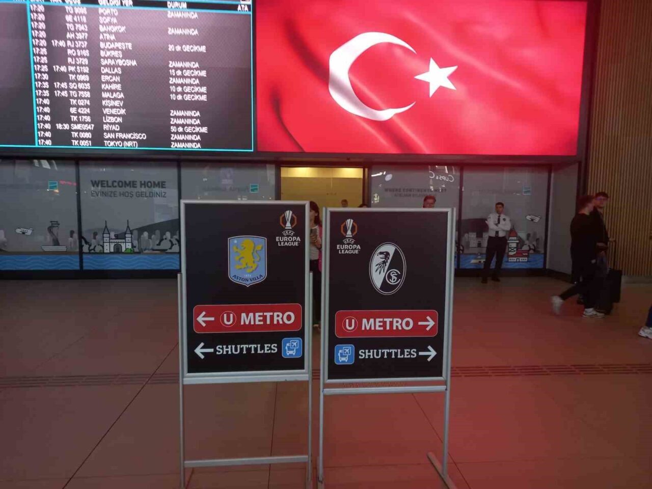 Beşiktaş Beşiktaş Park’ta oynanacak Aston Villa-Freiburg arasındaki UEFA Avrupa Ligi