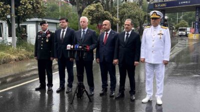 İstanbul Valisi Davut Gül, Bayrampaşa’da bulunan 15 Temmuz Demokrasi Otogarı’nda