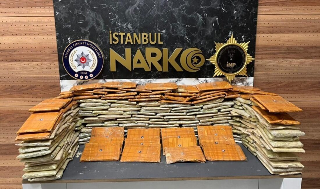 İstanbul’un Bağcılar ilçesinde bir kamyonete düzenlenen operasyonda, eşyaların tabanına gizlenmiş