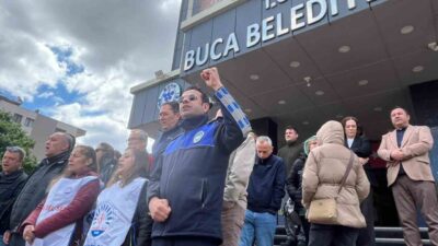 İzmir’in Buca, Bayraklı, Karşıyaka ve Narlıdere belediyelerinde görevli memurlar, Toplu