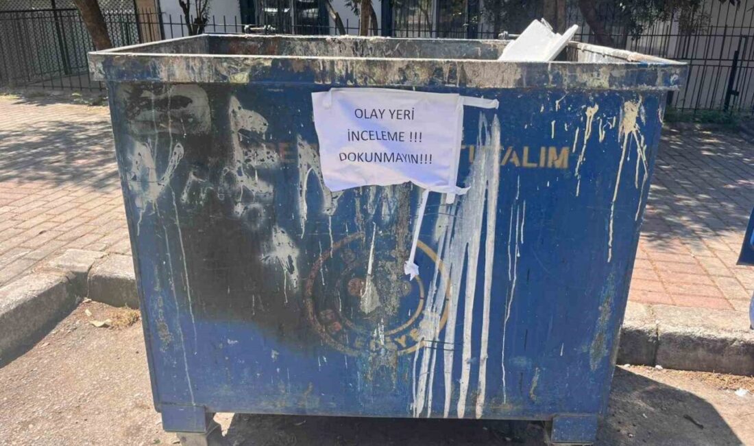 İzmir’in Buca ilçesinde çöp konteynerine bırakılan poşetlerin içerisinde bulunan 33
