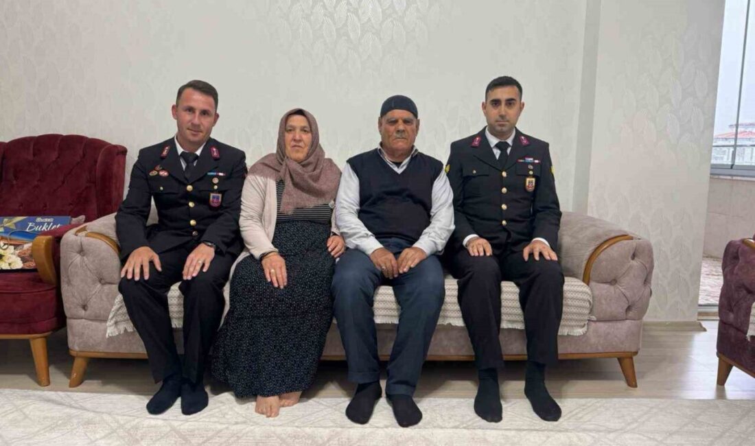 Gaziantep’te Kurban Bayramı dolayısıyla şehit aileleri ve gaziler unutulmadı. Gaziantep