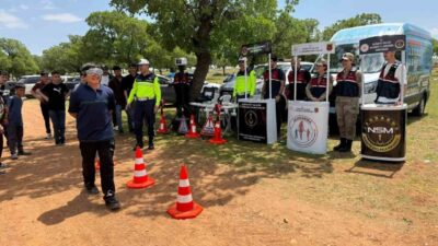 Gaziantep İl Jandarma Komutanlığı ekipleri, Yavuzeli ilçesinde düzenlenen bahar şenliklerinde