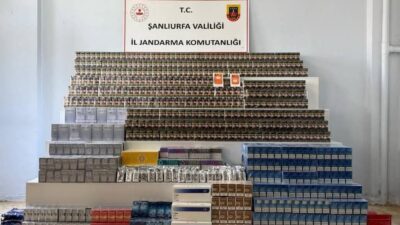 Şanlıurfa’nın Viranşehir ilçesinde jandarma ekipleri tarafından gerçekleştirilen kaçakçılık operasyonlarında 30