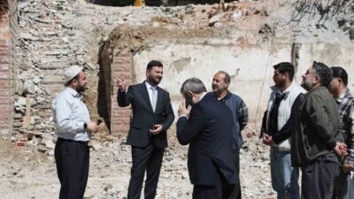 Kağıthane’de riskli olduğu tespit edilen Nurtepe Merkez Camii yıkılarak yeniden