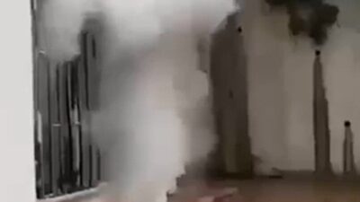 Kahramanmaraş’ta bir evde çıkan yangın mahsur kalan 1’i engelli 3
