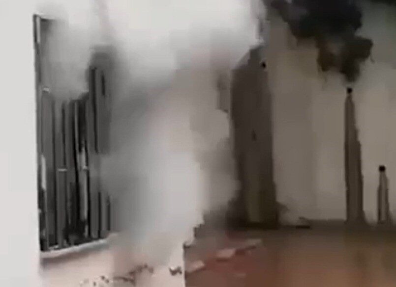 Kahramanmaraş’ta bir evde çıkan yangın mahsur kalan 1’i engelli 3